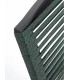 SILLON COMEDOR 61 X 63 X 94 TARIO ALUMINIO GRIS CUERDA VERDE