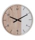 RELOJ DE PARED 60 Ø X 6,5 ECLIPSE MADERA NATURAL Y BLANCA
