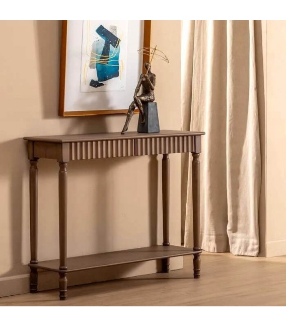 CONSOLA 90 X 30 X 75 LICIO MADERA COLOR NOGAL