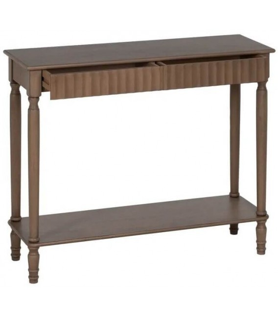 CONSOLA 90 X 30 X 75 LICIO MADERA COLOR NOGAL