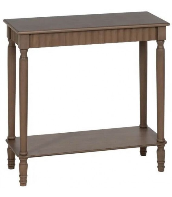 CONSOLA 71 X 30 X 71 LICIO MADERA DE PINO COLOR NOGAL