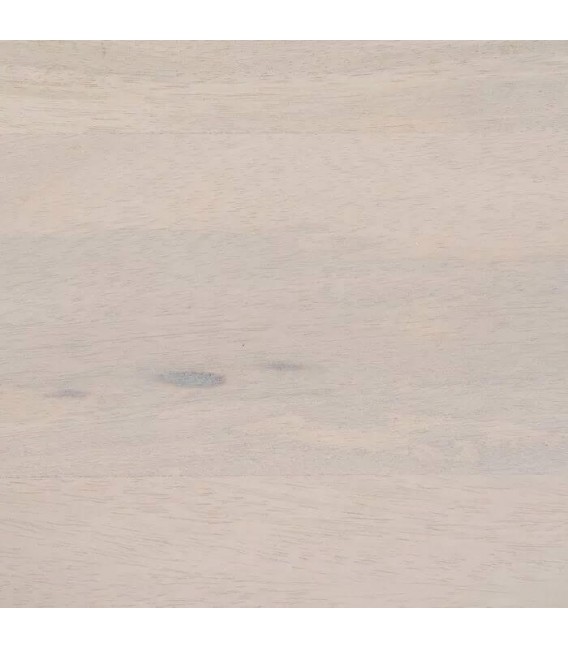 APARADOR 152 X 41 X 92 CHANLI MADERA BLANCO ROZADO METAL NEGRO