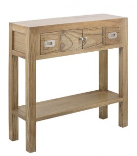 CONSOLA 80 X 27 X 80 MERAPI MADERA NATURAL