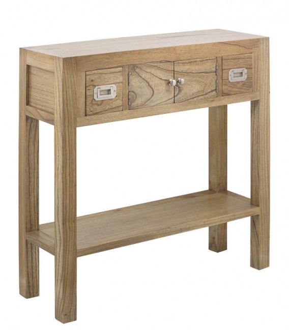 CONSOLA 80 X 27 X 80 MERAPI MADERA NATURAL