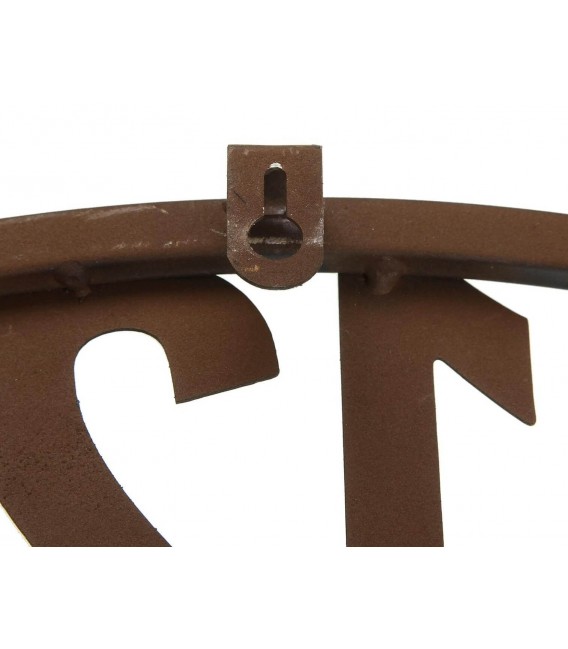 RELOJ DE PARED 60 Ø X 5 FLOYD METAL OXIDO Y TURQUESA