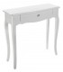 CONSOLA 80 X 30 X 80 CAGLIARI 1 CAJON LACADA EN BLANCO