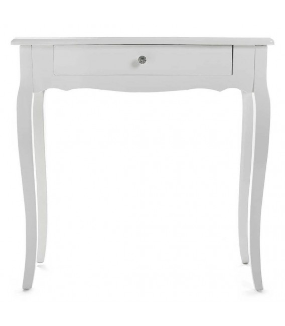 CONSOLA 80 X 30 X 80 CAGLIARI 1 CAJON LACADA EN BLANCO
