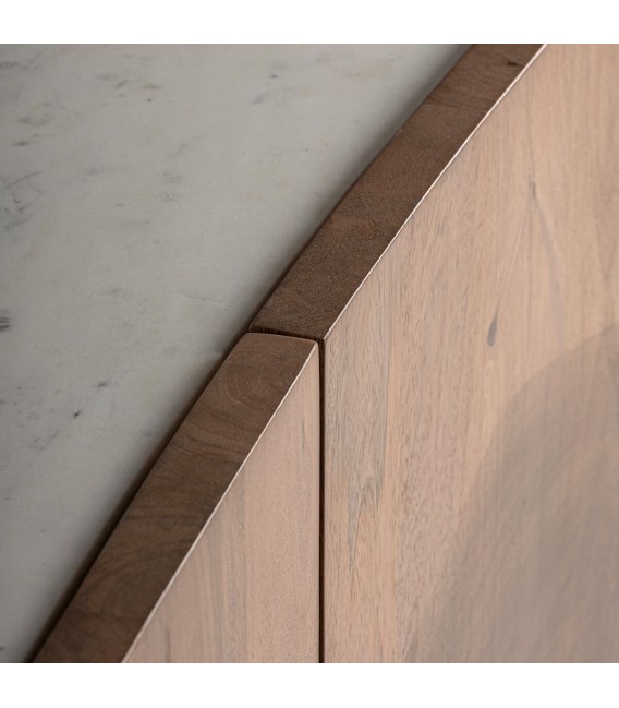 APARADOR 180 X 46 X 74 STURGIS MADERA MANGO NOGAL DEGRADE