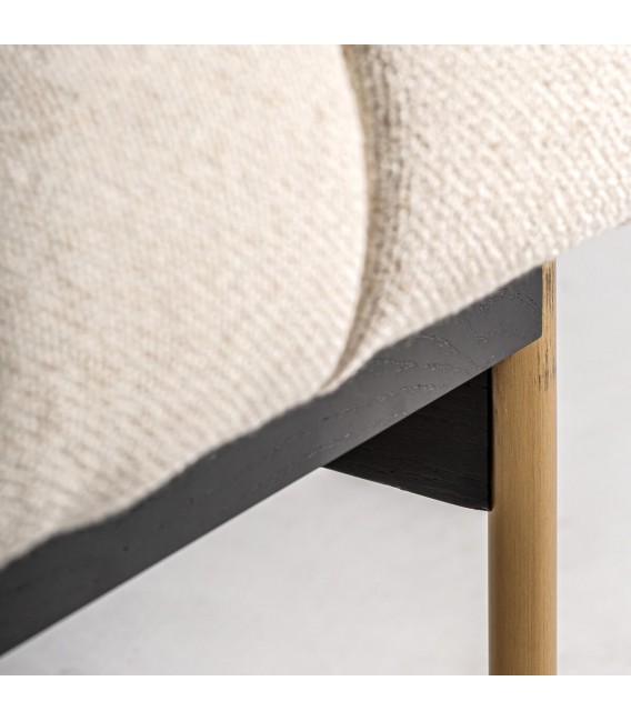 SILLON 79 X 78 X 72 LAGUAR MADERA ACERO Y TEXTIL