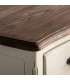 COMODA 100 X 45 X 90 PIVKA MADERA BLANCO ROZADO Y NOGAL