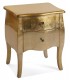 MESITA DE NOCHE 50 X 39 X 60 CAGLIARI MADERA PAN DE ORO