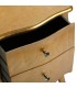 MESITA DE NOCHE 50 X 39 X 60 CAGLIARI MADERA PAN DE ORO