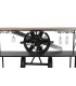 BARRA DE BAR 191 X 58 X 96 AVION MADERA NATURAL METAL NEGRO