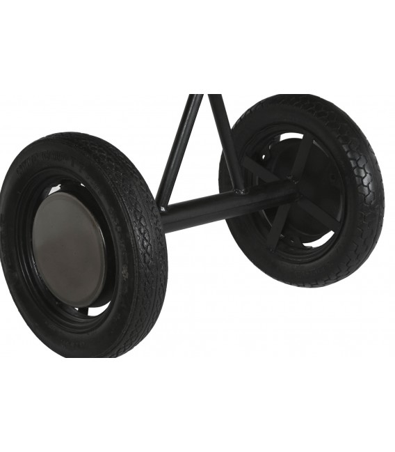 BARRA DE BAR 191 X 58 X 96 AVION MADERA NATURAL METAL NEGRO