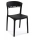 SILLA 45 X 42 X 88 BRENDA POLIPROPILENO NEGRO