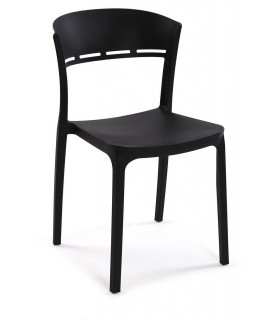 SILLA 45 X 42 X 88 BRENDA POLIPROPILENO NEGRO