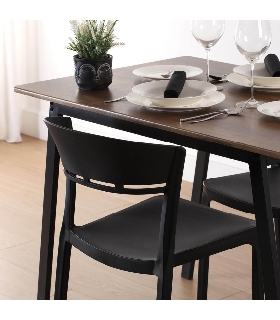 SILLA 45 X 42 X 88 BRENDA POLIPROPILENO NEGRO