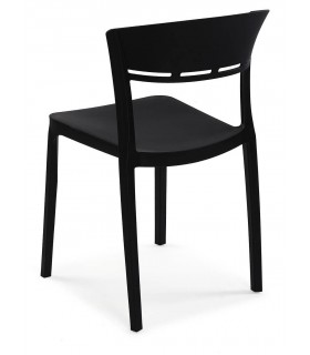 SILLA 45 X 42 X 88 BRENDA POLIPROPILENO NEGRO