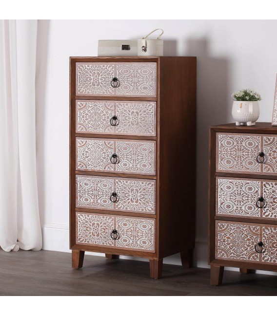 SINFONIER 48 X 35 X 100 KAPUA MADERA COLOR NOGAL