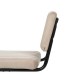 SILLA 48 X 56 X 82 CONTRACT TELA BEIGE METAL NEGRO