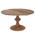 MESA DE COMEDOR 140 Ø X 75 LUCAR MADERA TECA RECICLADA NATURAL