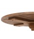 MESA DE COMEDOR 140 Ø X 75 LUCAR MADERA TECA RECICLADA NATURAL