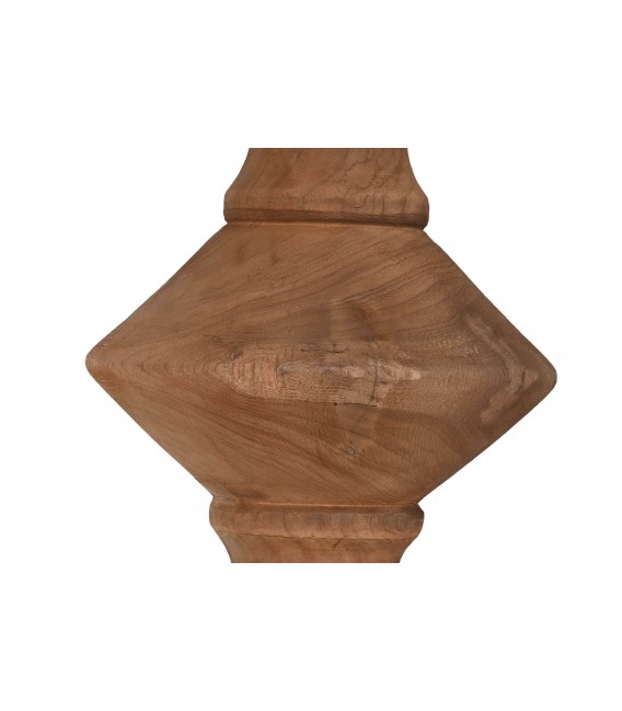 MESA DE COMEDOR 140 Ø X 75 LUCAR MADERA TECA RECICLADA NATURAL