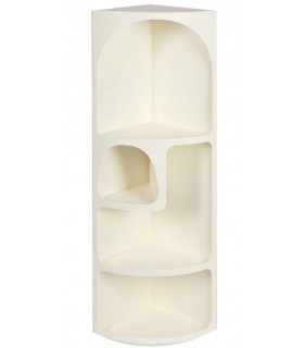 ESTANTERIA RINCON 30 X 30 X 120 ISLA MADERA MDF LACADA EN BLANCO