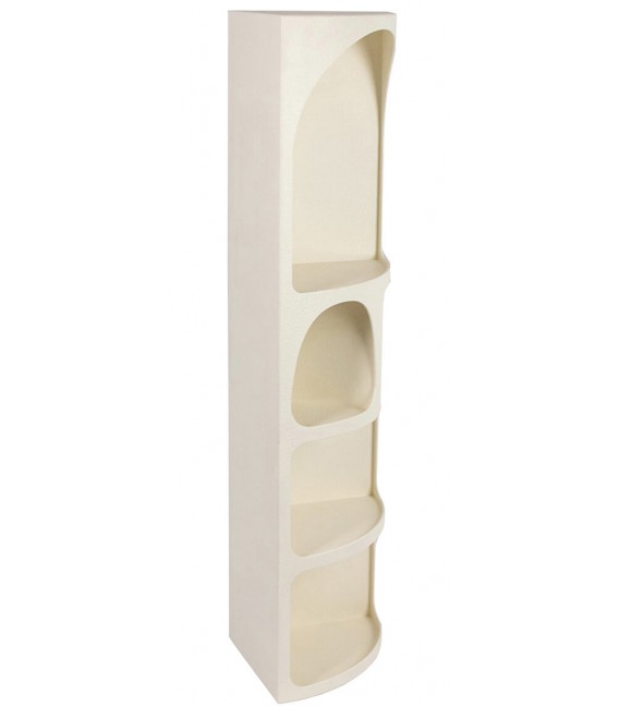 ESTANTERIA RINCON 30 X 30 X 120 ISLA MADERA MDF LACADA EN BLANCO