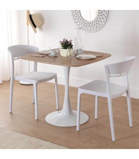 SILLA 45 X 42 X 88 BRENDA POLIPROPILENO BLANCO