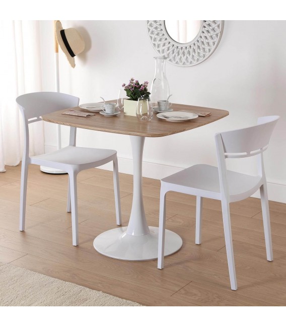 SILLA 45 X 42 X 88 BRENDA POLIPROPILENO BLANCO