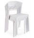 SILLA 45 X 42 X 88 BRENDA POLIPROPILENO BLANCO