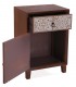 MESITA DE NOCHE 48 X 35 X 70 KAPUA MADERA COLOR NOGAL