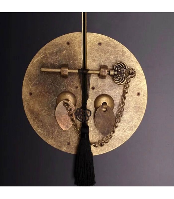 ARMARIO 55 X 35 X 185 ORIENT MADERA NEGRA PERFILADA EN ORO