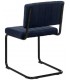 SILLA 48 X 56 X 82 CONTRACT TELA AZUL METAL NEGRO