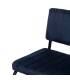 SILLA 48 X 56 X 82 CONTRACT TELA AZUL METAL NEGRO