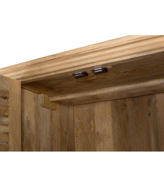 ARMARIO ROPERO 150 X 50 X 190 BASANA MADERA MANGO NATURAL