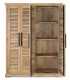 ARMARIO ROPERO 150 X 50 X 190 BASANA MADERA MANGO NATURAL