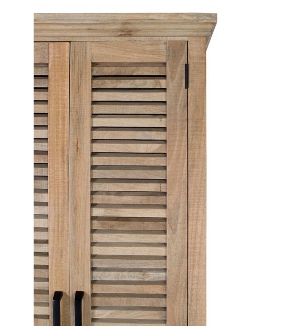 ARMARIO ROPERO 150 X 50 X 190 BASANA MADERA MANGO NATURAL