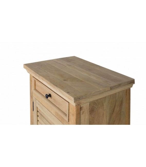 MESITA DE NOCHE 55 X 40 X 65 BASANA MADERA MANGO NATURAL