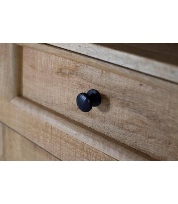 ESTANTERIA 90 X 40 X 180 BASANA MADERA MANGO NATURAL