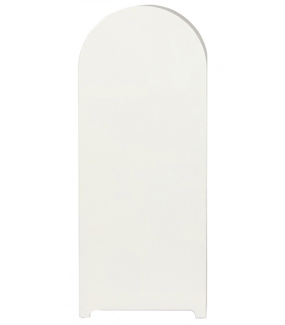 ESTANTERIA BAJA 48 X 30 X 120 ISLA MADERA MDF LACADA EN BLANCO