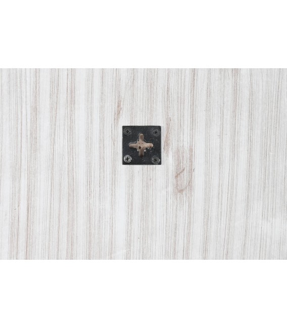 ESPEJO 120 Ø X 2,5 LLIUNA MADERA MDF BLANCO ROZADO