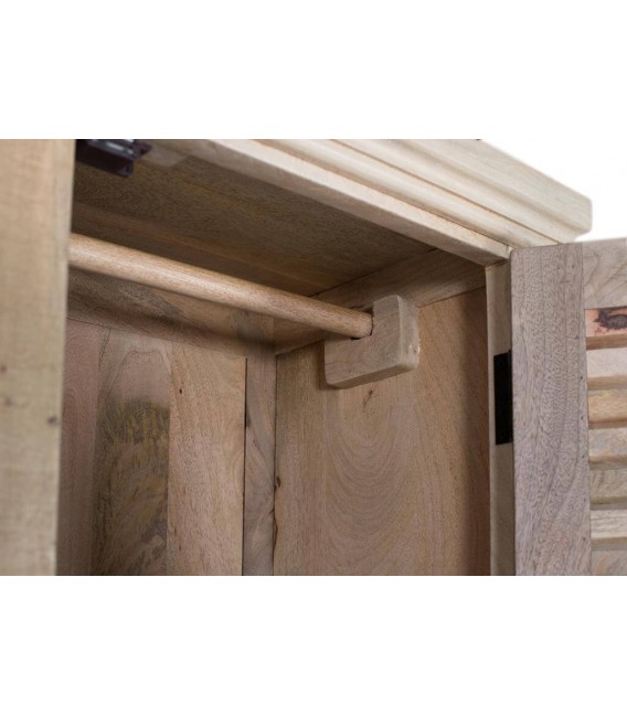 ARMARIO ALACENA 100 X 40 X 180 BASANA MADERA MANGO NATURAL