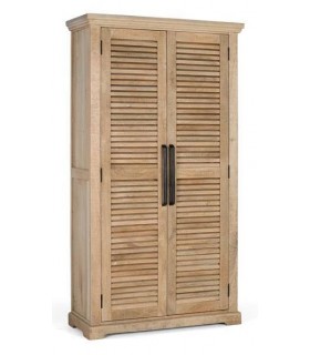 ARMARIO ALACENA 100 X 40 X 180 BASANA MADERA MANGO NATURAL