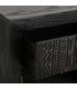 MESITA DE NOCHE 45 X 35 X 55 ANTRIM MADERA Y METAL NEGRO Y GRIS