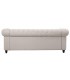 SOFA 3 PLAZAS 214 X 84 X 77 GALMIER TAPIZADO LINO BLANCO