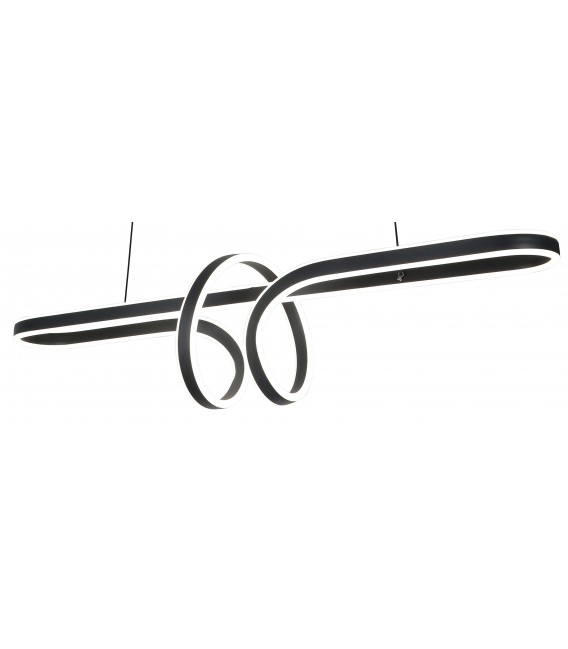 LAMPARA DE TECHO 98 X 25 X 108 TESNA LED INTEGRADO BLANCO Y NEGRO