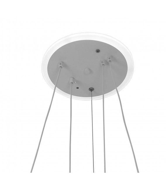 LAMPARA DE TECHO 50 Ø X 116 NASTE LED INTEGRADO BLANCO Y GRIS