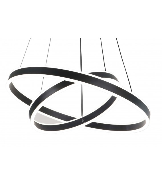 LAMPARA DE TECHO 60 Ø X 100 FULSI LED INTEGRADO BLANCO Y NEGRO